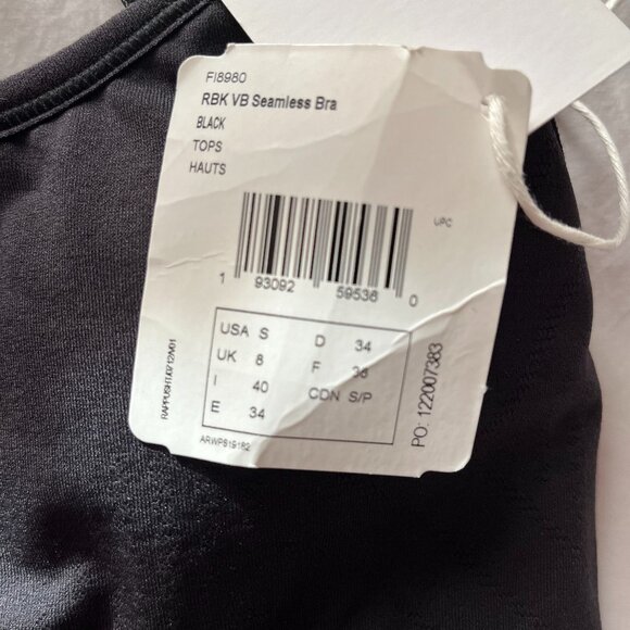 Reebok X Victoria Beckham Seamless Sports Bra Size Small - Picture 1 of 5